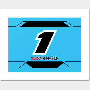 Sam Mayer #1 2023 NASCAR Design Posters and Art